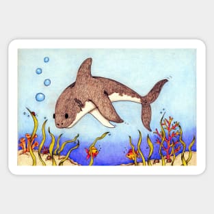 Chill Shark Sticker